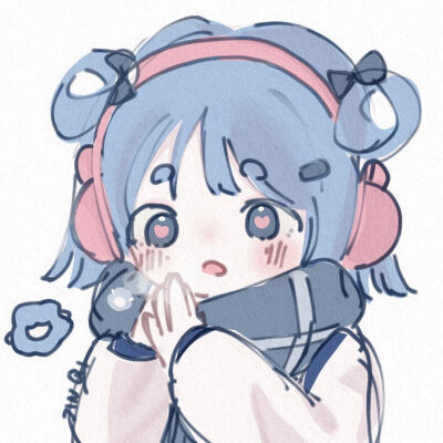 蓝色系头像