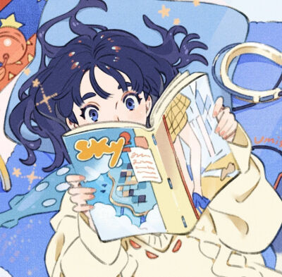 蓝色系头像