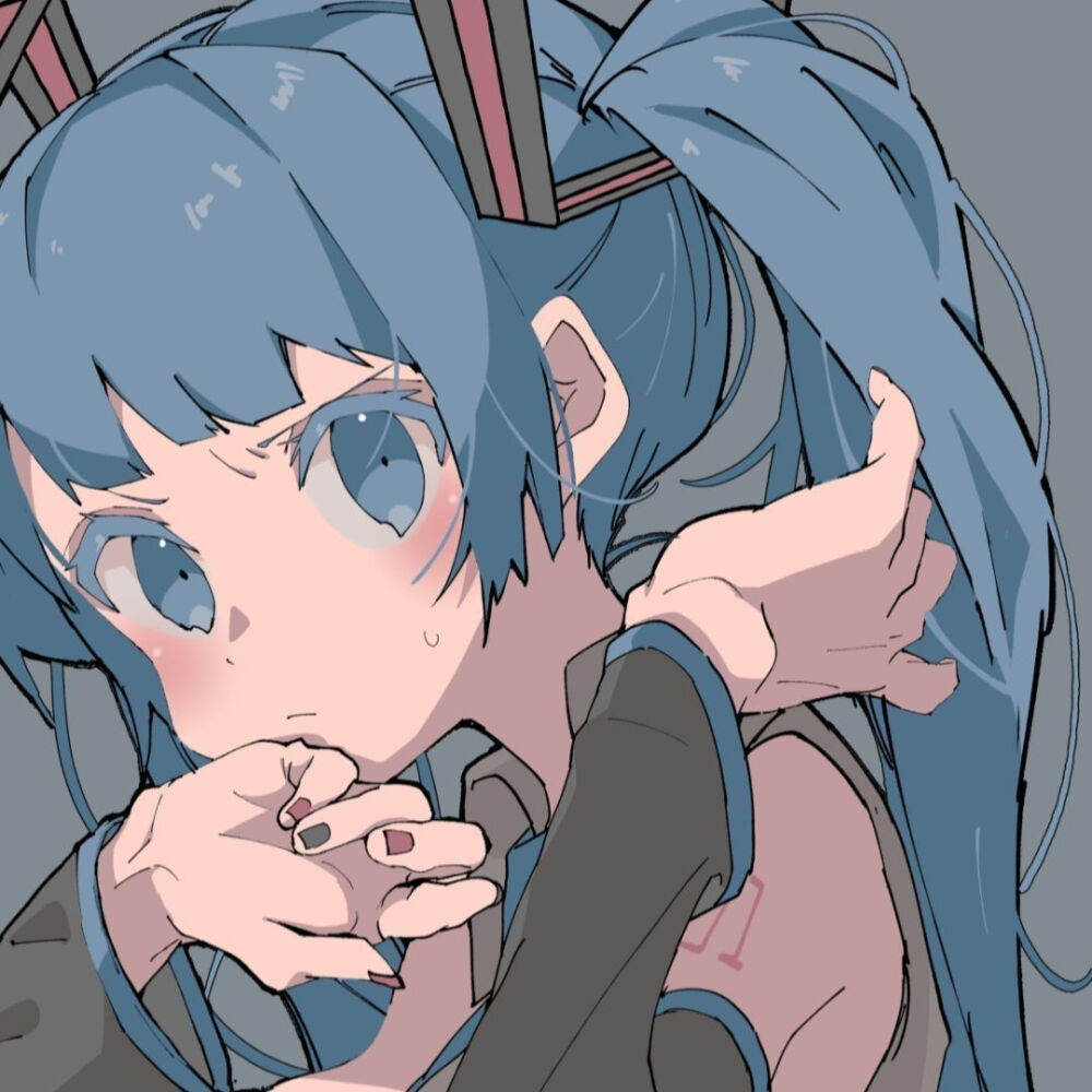蓝色系头像