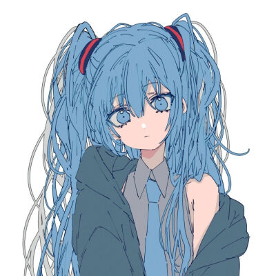 蓝色系头像