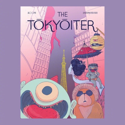  THE TOKYOITER 插画封面设计