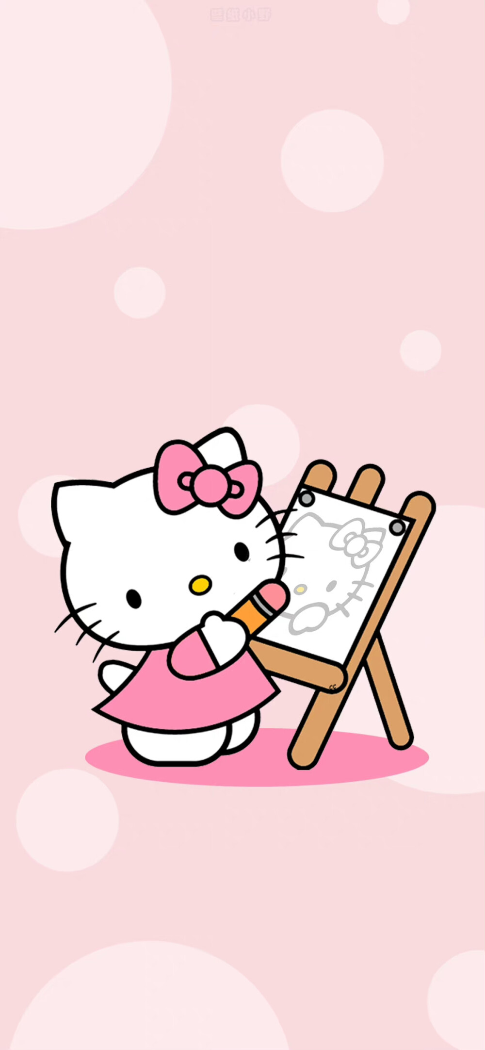 凯蒂猫和美乐蒂 公主粉壁纸 图源 壁纸小野  hellokitty  美乐蒂