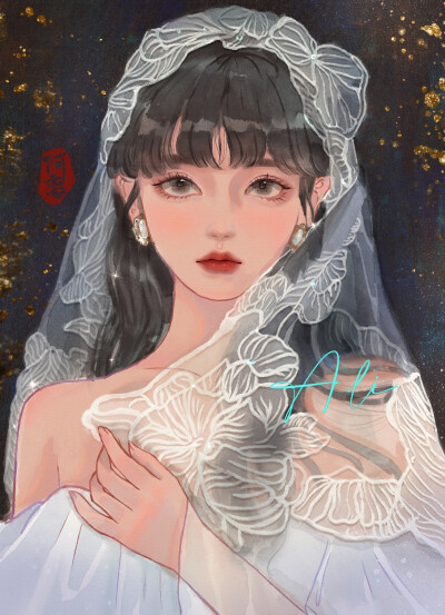 婚纱少女