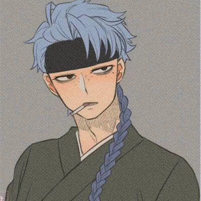 黑白，红发，金发，蓝发，背影，古典。（侵权删）