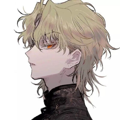 黑白，红发，金发，蓝发，背影，古典。（侵权删）