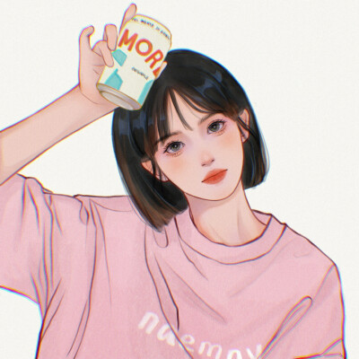 “希望你也快乐”
女生头像｜优质女头｜手绘头像
画师:【阿青青青】