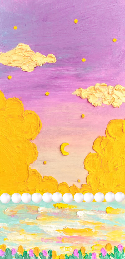 一组治愈的风景油画壁纸来啦
cr.李李哈-