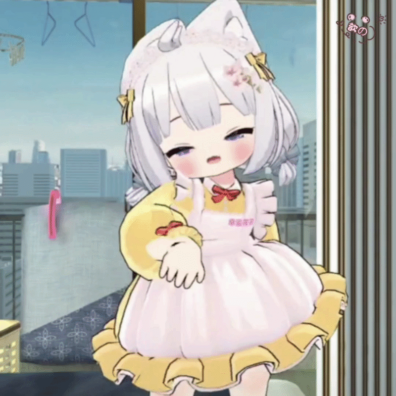 小猫妹妹跳舞表情包