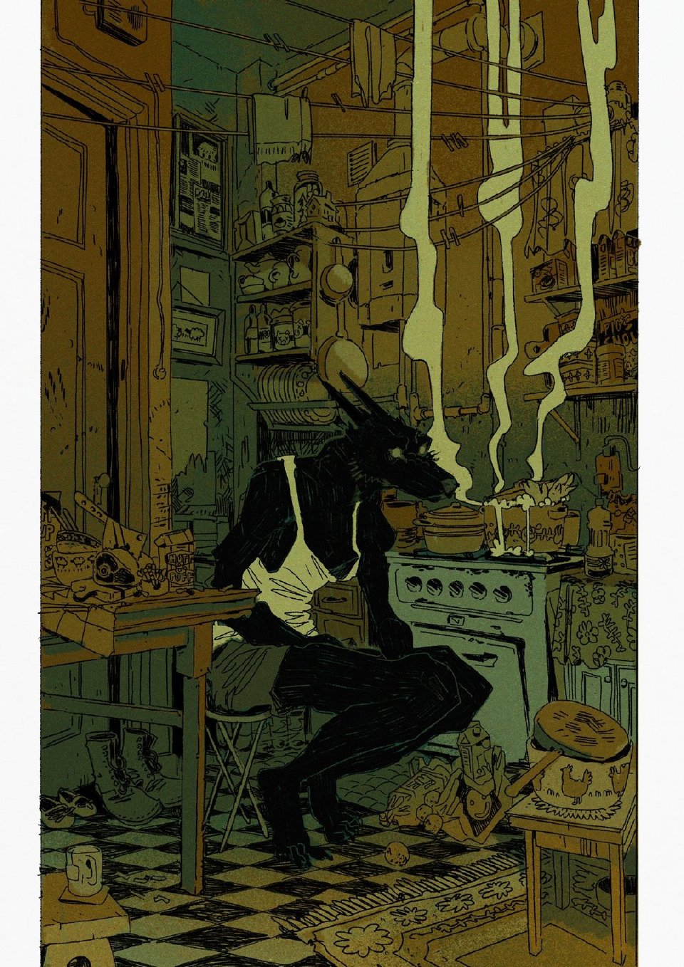 这位狼有点过分帅气twi：big_squid_man ​​​