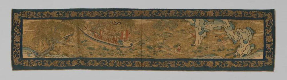 帷幔织品
公元1875~1900年
32×136.2厘米
美国芝加哥艺术博物馆藏
（1913.159.1）
