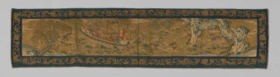 帷幔织品
公元1875~1900年
32×136.2厘米
美国芝加哥艺术博物馆藏
（1913.159.1）
