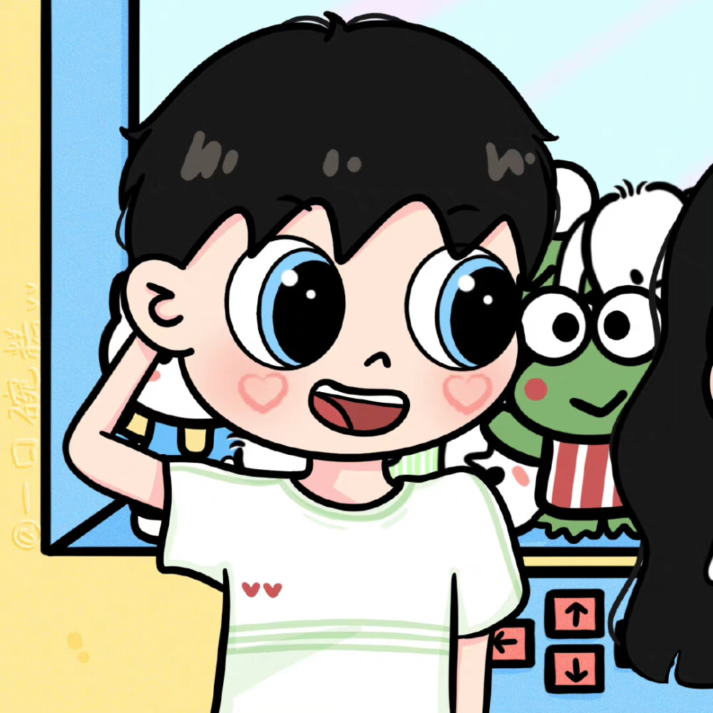 星蝶情侣头像|抓娃娃- 画师:一口碗糕vv