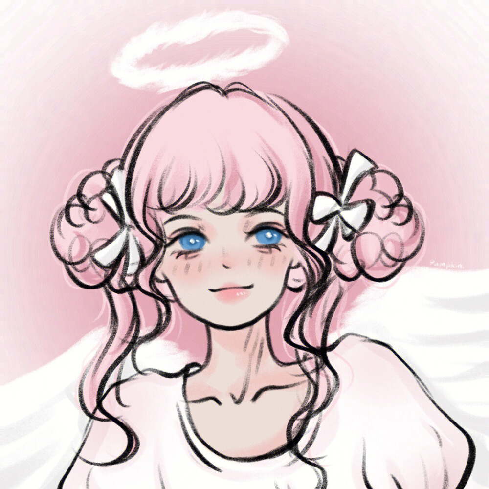 "希望你也快乐" 女生头像|优质女头|may风 画师:【pumpkin-y-】