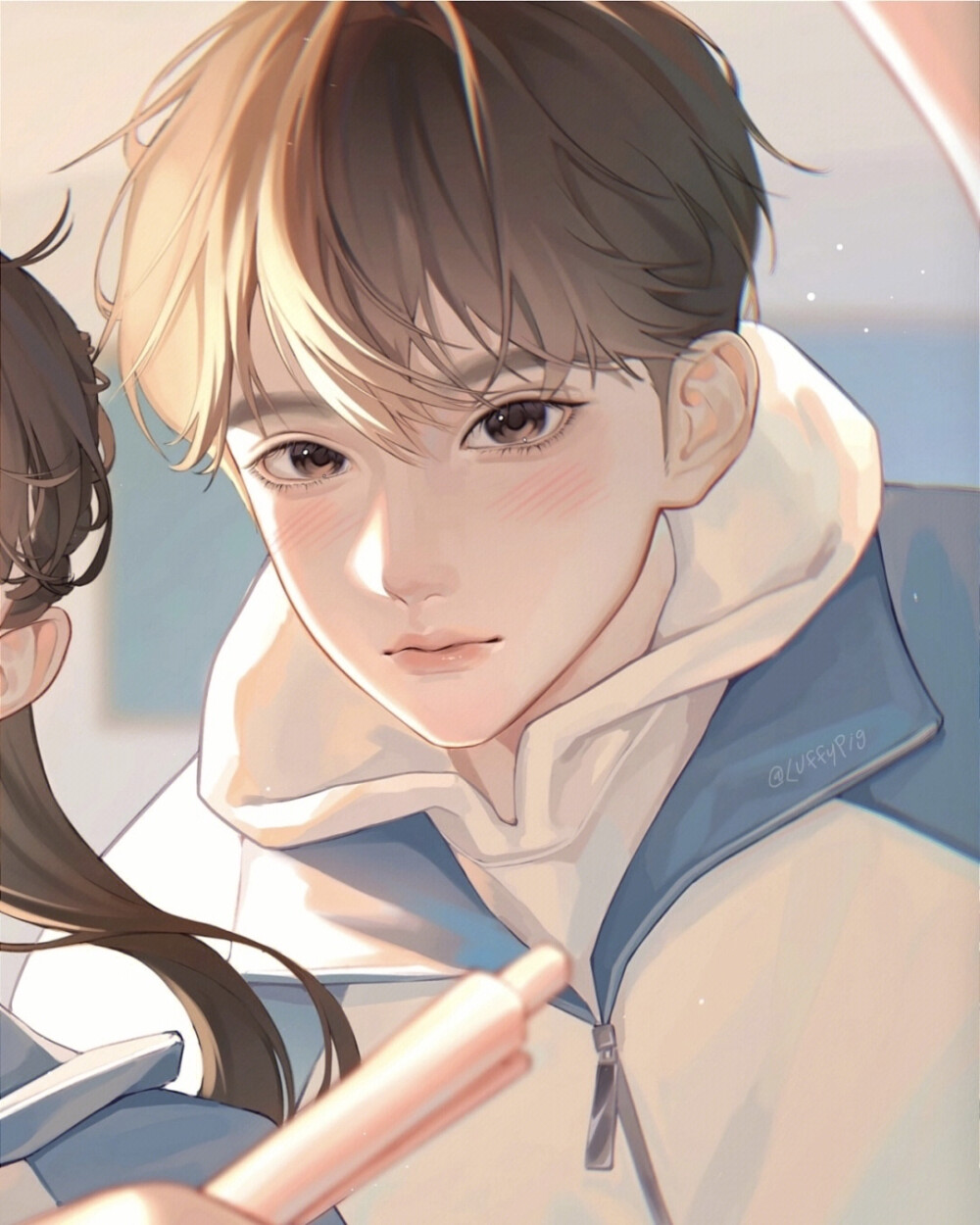 “我想 慢慢来是一种诚意”
情侣头像｜优质情头｜手绘头像
画师:【Luffypig】