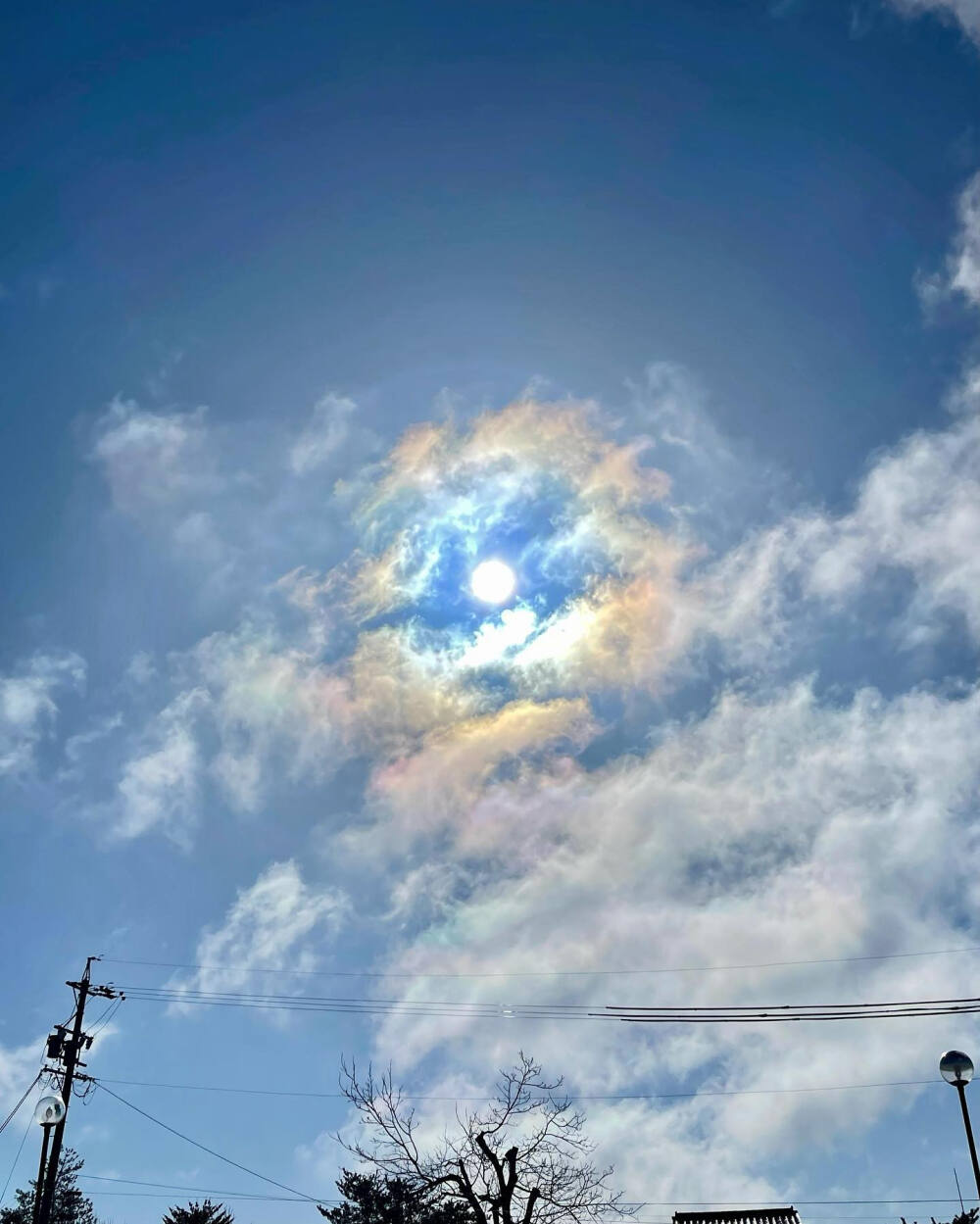 龍雲 龍神雲 dragoncloud 彩雲 iridescent clouds 虹彩云 彩云 彩虹云 