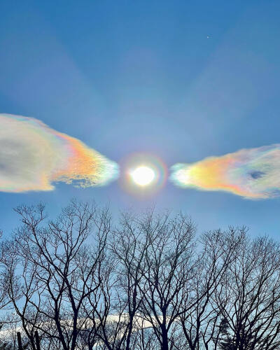 龍雲 龍神雲 dragoncloud 彩雲 iridescent clouds 虹彩云 彩云 彩虹云 