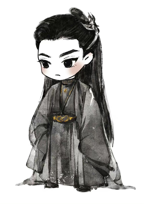 苍兰诀 东方青苍 王鹤棣 q版大强 来自微博@雪代薰