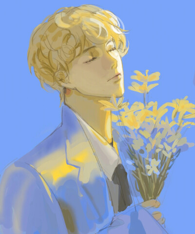 “愿你仍是此间少年”
男生头像｜优质男头｜手绘头像
画师:【川本藤崎】