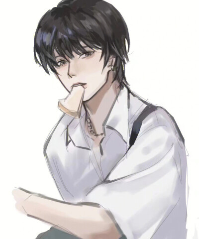 “愿你仍是此间少年”
男生头像｜优质男头｜手绘头像
画师:【川本藤崎】