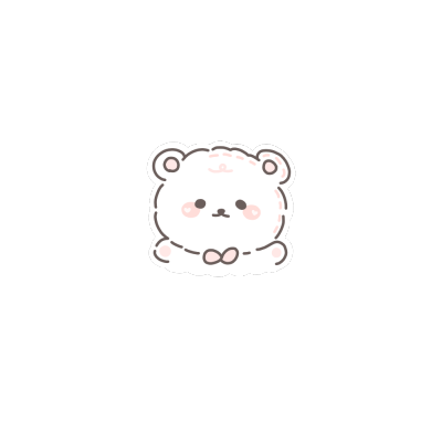 免扣素材×粉色小熊