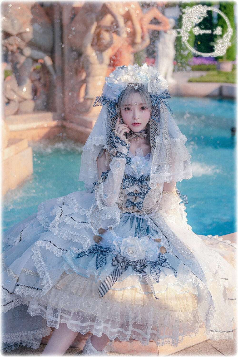 原创花嫁lolita☆雪国的蔷薇公主 Elpress L… - 高清图片，堆糖，美图壁纸兴趣社区