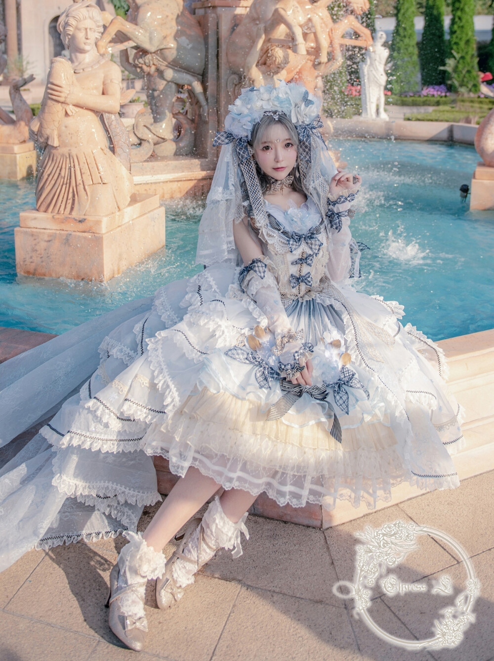 原创花嫁lolita☆雪国的蔷薇公主 Elpress L… - 堆糖，美图壁纸兴趣社区