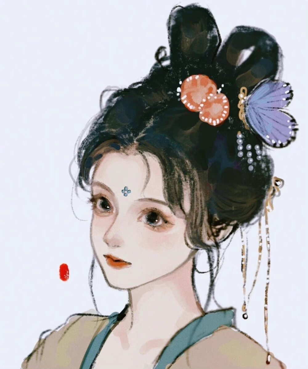 古风小仙女头像
画师：@c豆腐脑c ​