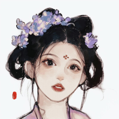 古风小仙女头像
画师：@c豆腐脑c ​