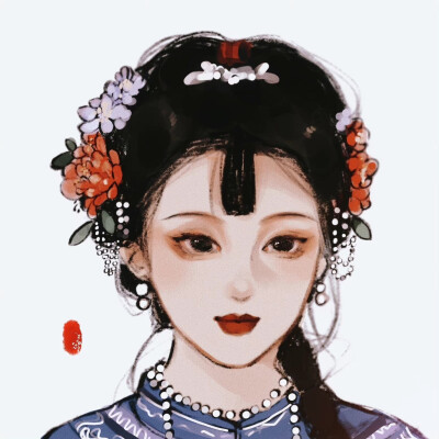 古风小仙女头像
画师：@c豆腐脑c ​