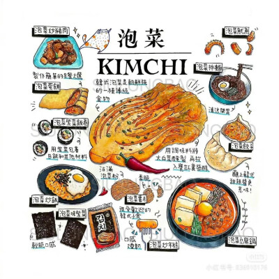 美食插画