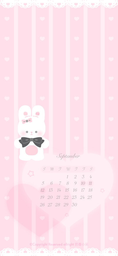 原创壁纸｜9月壁纸｜温柔可爱的兔兔
兔兔壁纸9宫格～️商用️二改 自用️
