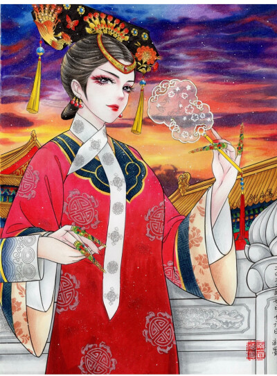 涂色