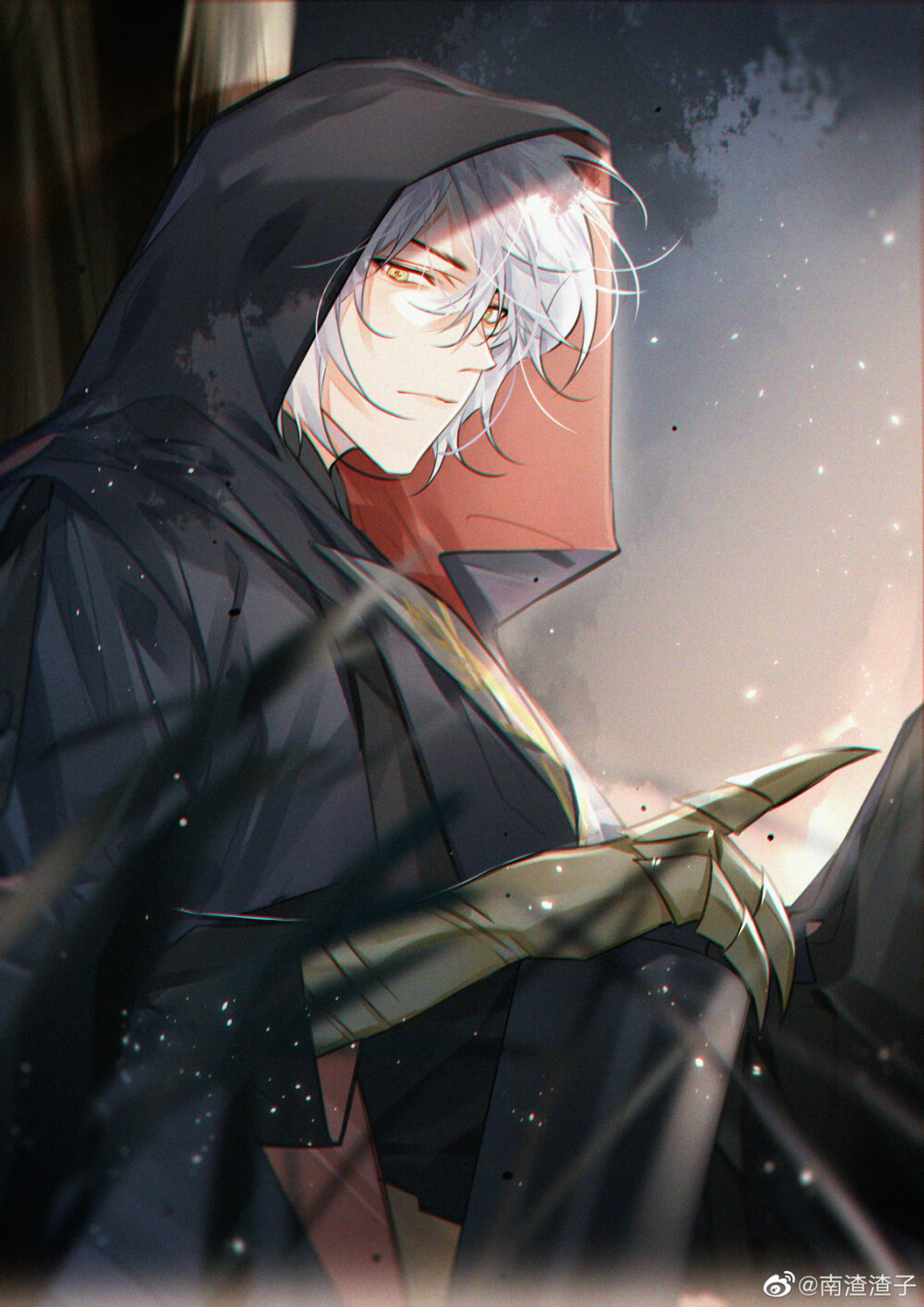 忘川风华录# ".跟了我这么些天,还不走?