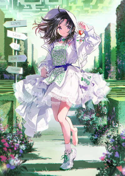 甜美的日式少女 ｜插画师twi：tiv_