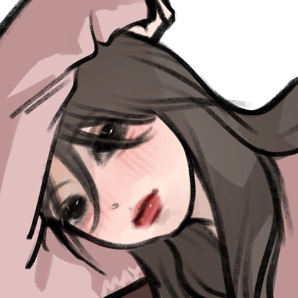 插画女头
画师：May_呆