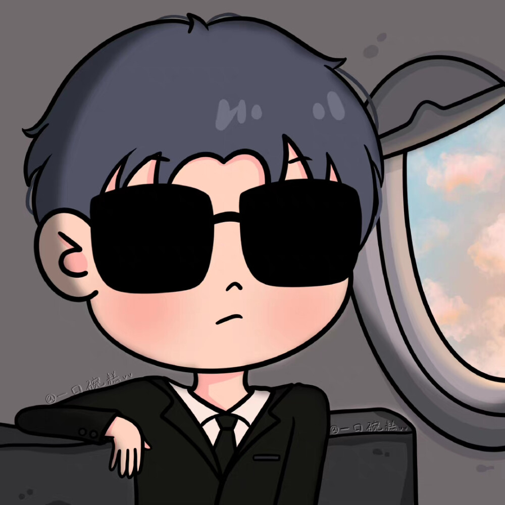 星蝶情侣头像|拽姐的霸总上线! 画师:一口碗糕vv