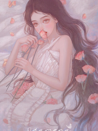 鲜花赠美女