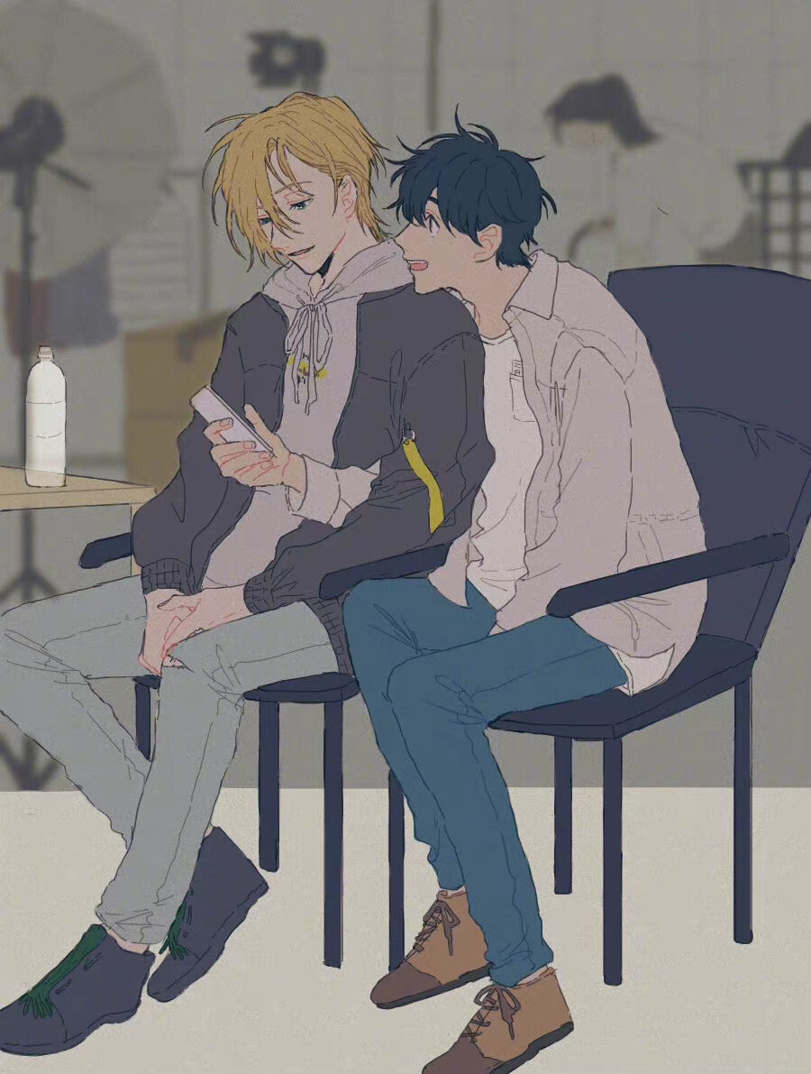 #banana fish# 我不允許還有人沒看過亞修和英二的婚后日常，我不管，這才是真結(jié)局[苦澀].twi：_a_co_pi_ #a英# ????