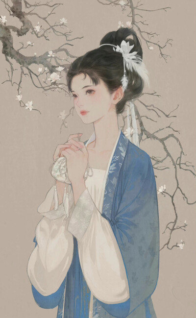 古风美人插画
画师©林赛 ​