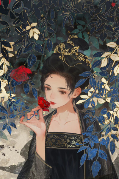 古风美人插画
画师©林赛 ​