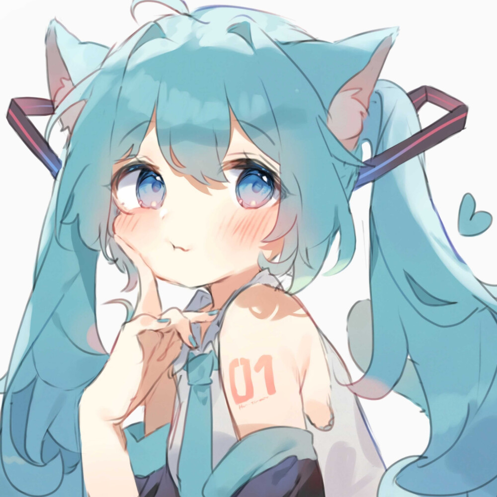 初音未来头像，超可爱(●'◡'●)