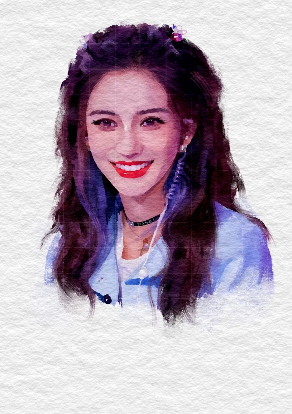 Procreate 绘画@杨颖Angelababy 