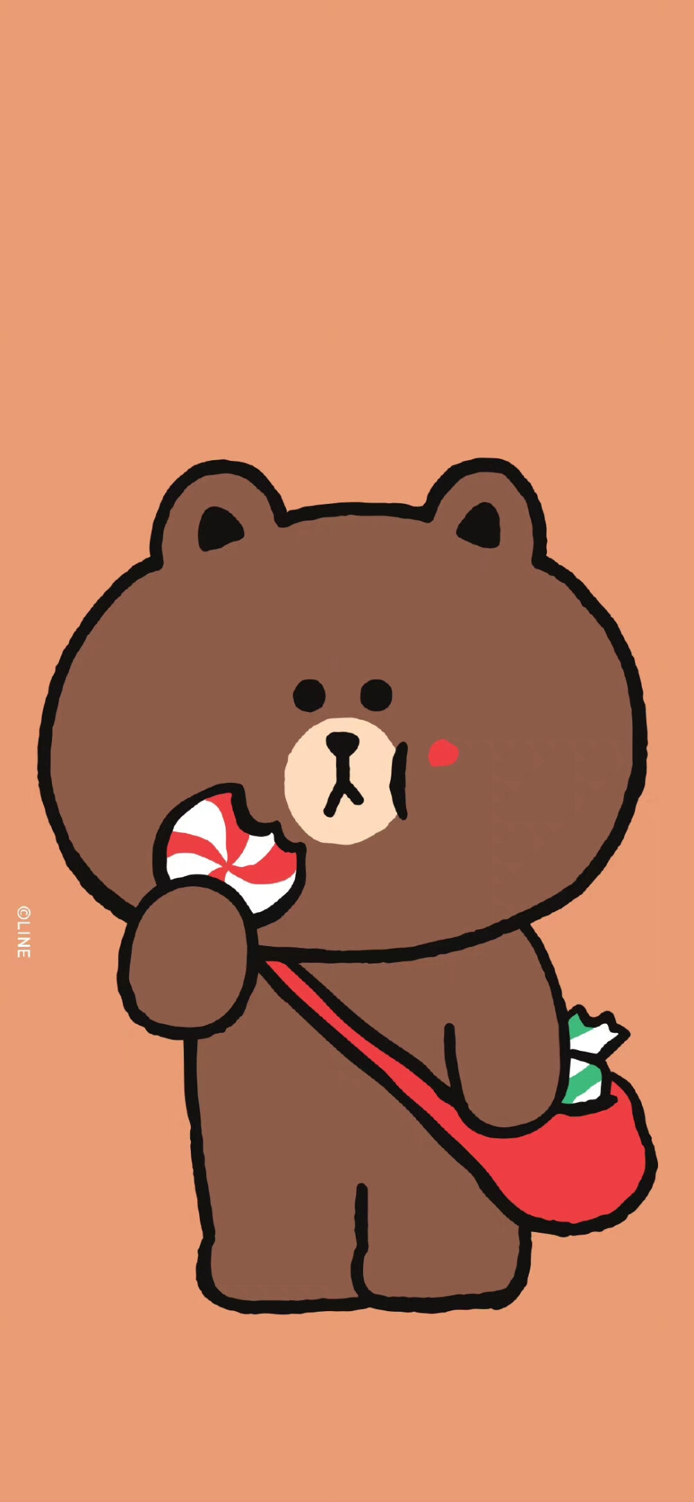 ✐.linefriends-圣诞•壁纸