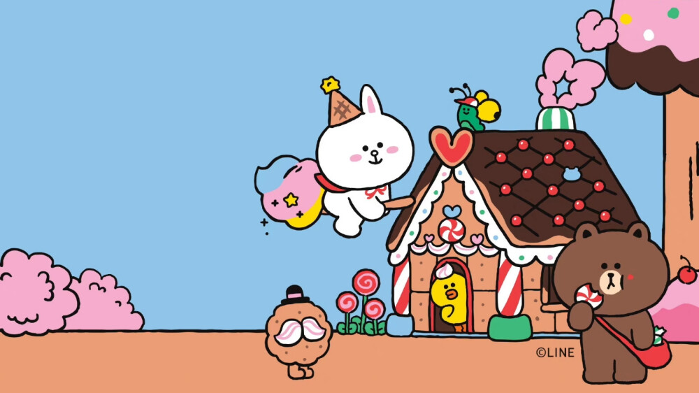 ✐.linefriends-桌面壁纸