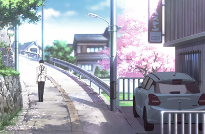 日系 樱花 背景图