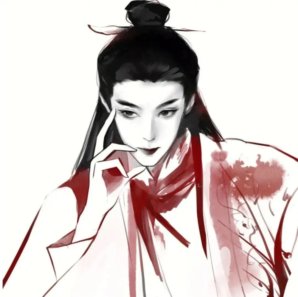 古风情侣头像苍兰诀 小兰花东方青苍画师:奈由可可酥(xhs)