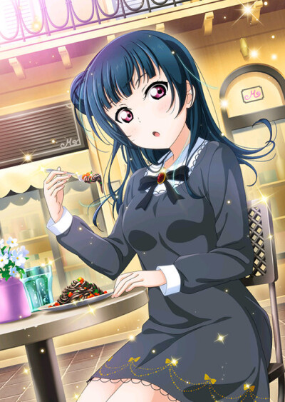 Aqours new UR cards “意大利美食篇” 去框