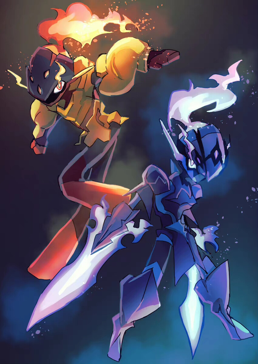 宝可板红莲铠骑 苍炎刃鬼 图源via twi