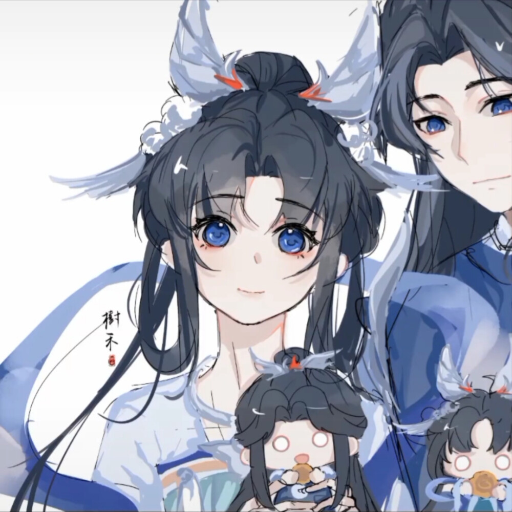 嫦娥/后羿 王者情头
画师：可乐焗小树（dy）