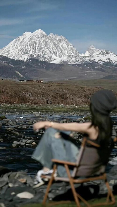 雪山露营